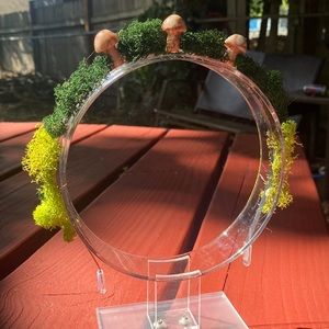 Orange Goodness Mushroom Metal Headband